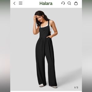 NWT Halara Wide Leg Overalls Medium
